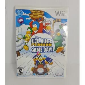 Nintendo Wii Walt Disney Club Penguin Gameday Video Game Snow Animal